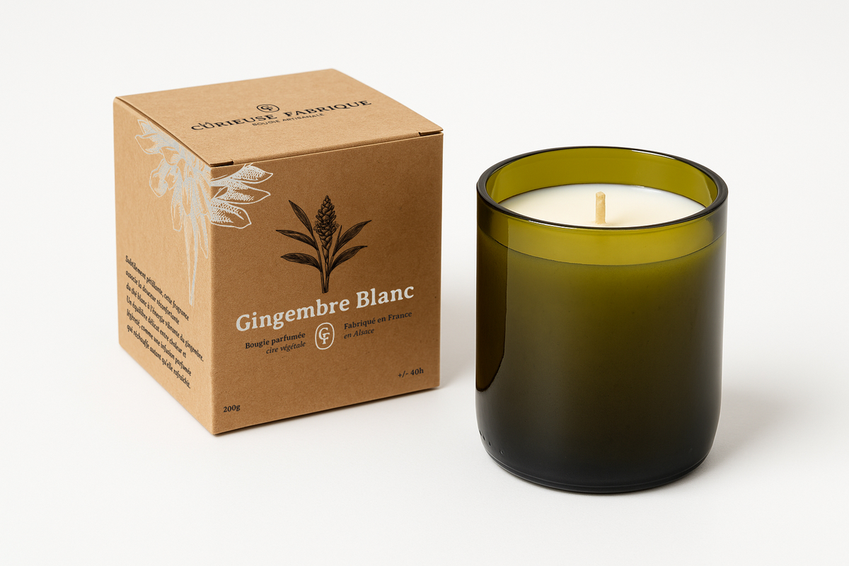 Bougie parfumée — Gingembre blanc